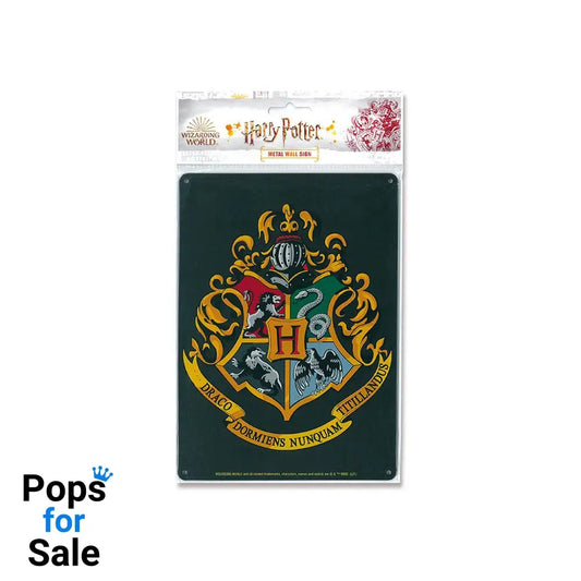 Harry Potter Tin Sign Hogwarts Logo 15 x 21 cm