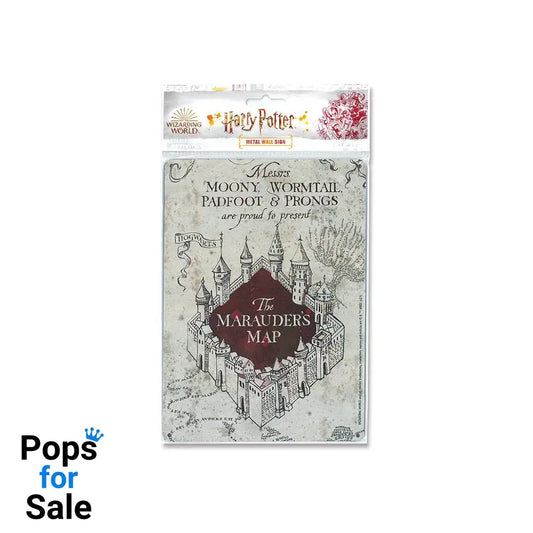 Harry Potter Tin Sign Marauders Map 15 x 21 cm
