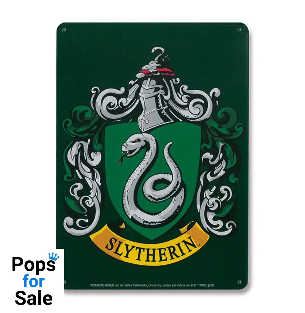 Harry Potter Tin Sign Slytherin 15 x 21 cm