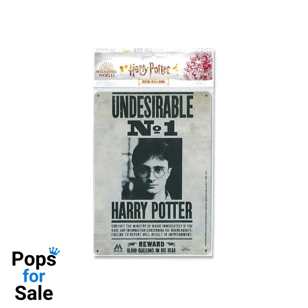 Harry Potter Tin Sign Undesirable No. 1 15 x 21 cm