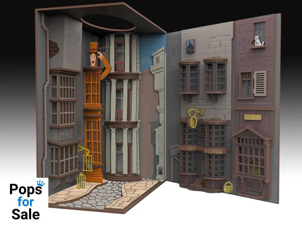 Harry Potter Tiny Adventures Book Nook Mini Diorama Diagon Alley 23 cm