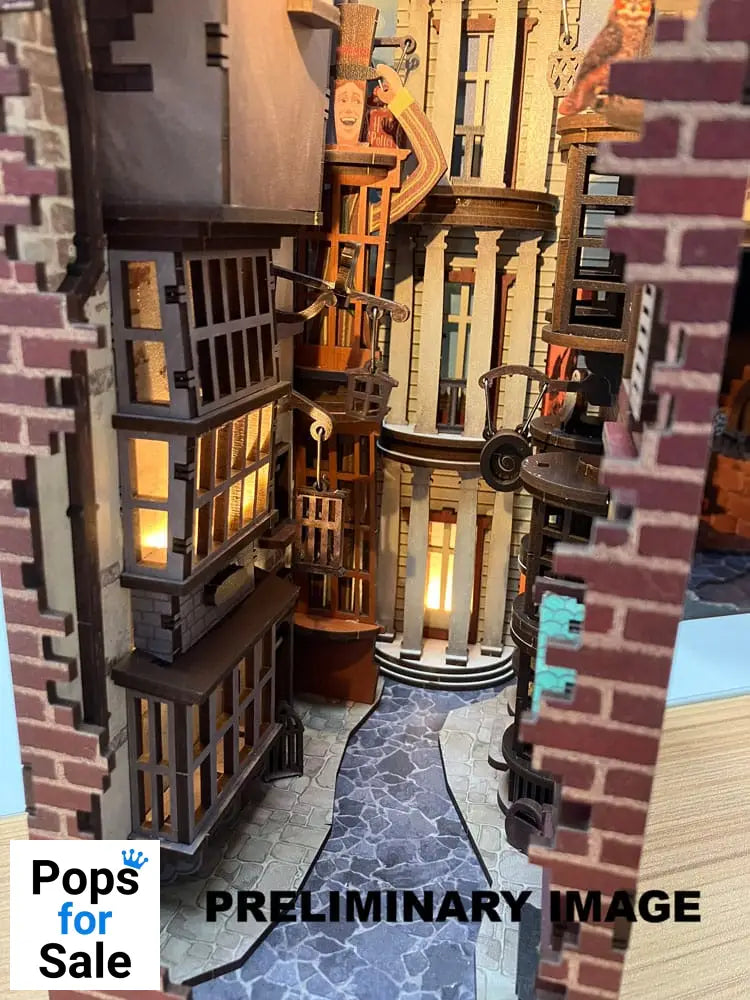 Harry Potter Tiny Adventures Book Nook Mini Diorama Diagon Alley 23 cm Puzzles