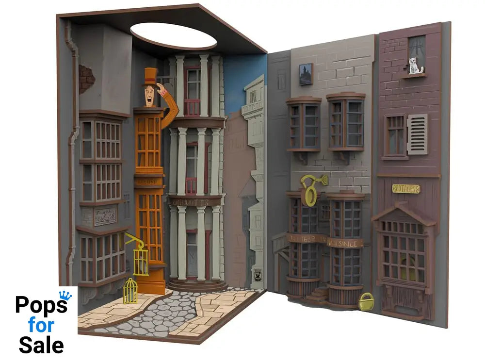 Harry Potter Tiny Adventures Book Nook Mini Diorama Diagon Alley 23 cm