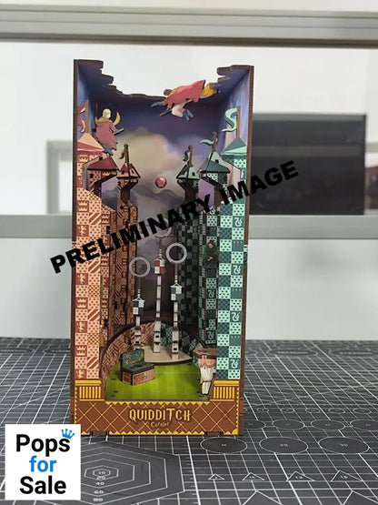Harry Potter Tiny Adventures Book Nook Mini Diorama Quidditch Pitch 23 cm