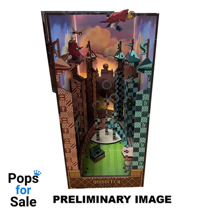 Harry Potter Tiny Adventures Book Nook Mini Diorama Quidditch Pitch 23 cm