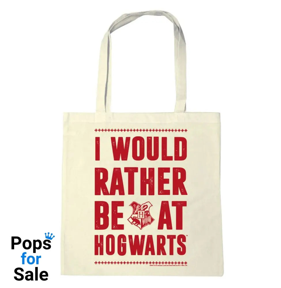 Harry Potter Tote Bag I Would Rather Be At Hogwarts