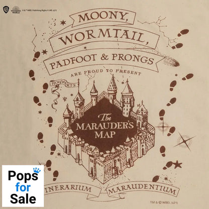 Harry Potter Tote Bag Marauder Map