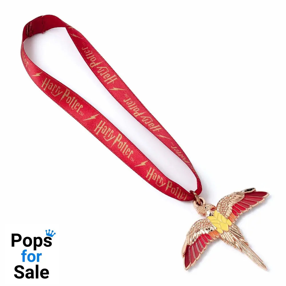 Harry Potter tree ornament Fawkes Rose Gold