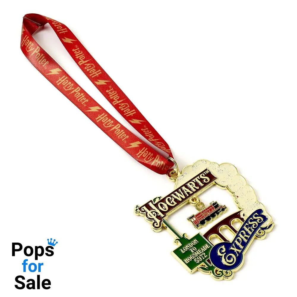 Harry Potter tree ornament Hogwarts Express (Golden Tone)