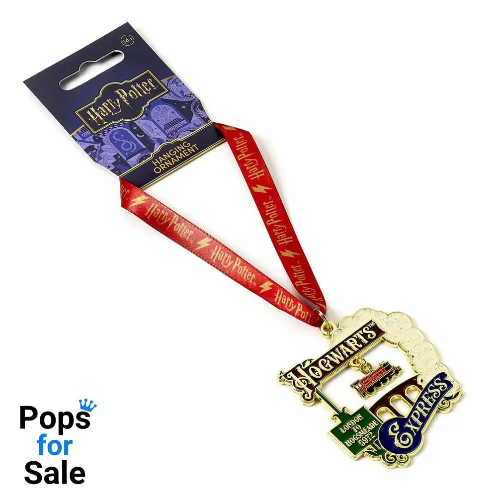 Harry Potter tree ornament Hogwarts Express (Golden Tone)