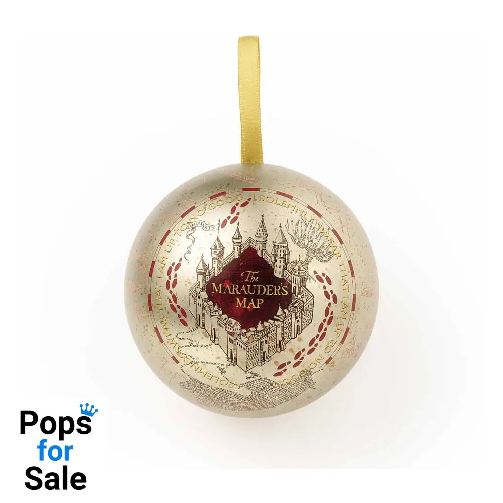 Harry Potter tree ornament with Pin Badge Deck Marauders Map