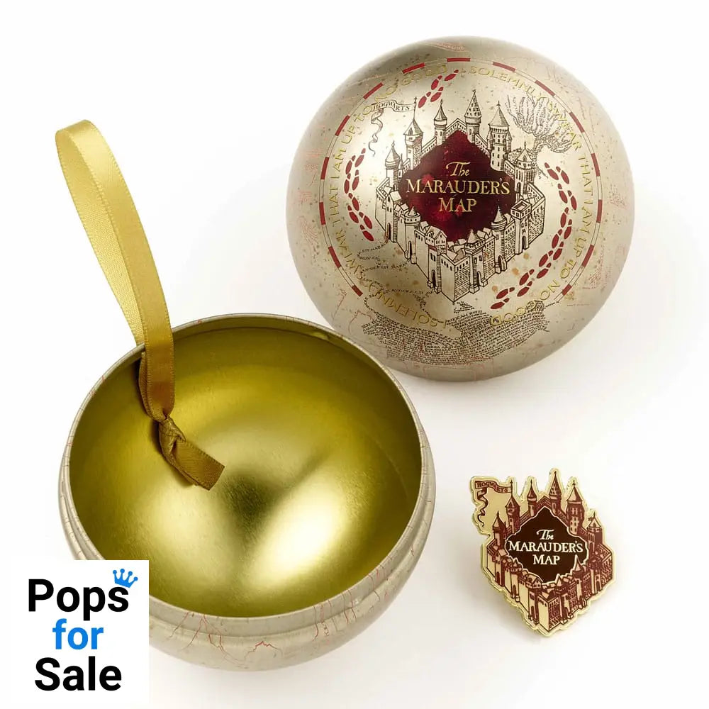 Harry Potter tree ornament with Pin Badge Deck Marauders Map