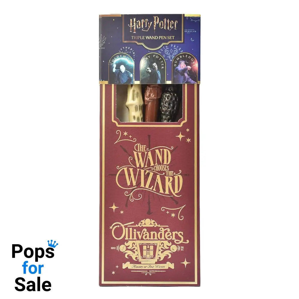 Harry Potter Triple Wand Pen Pack Magical Locations