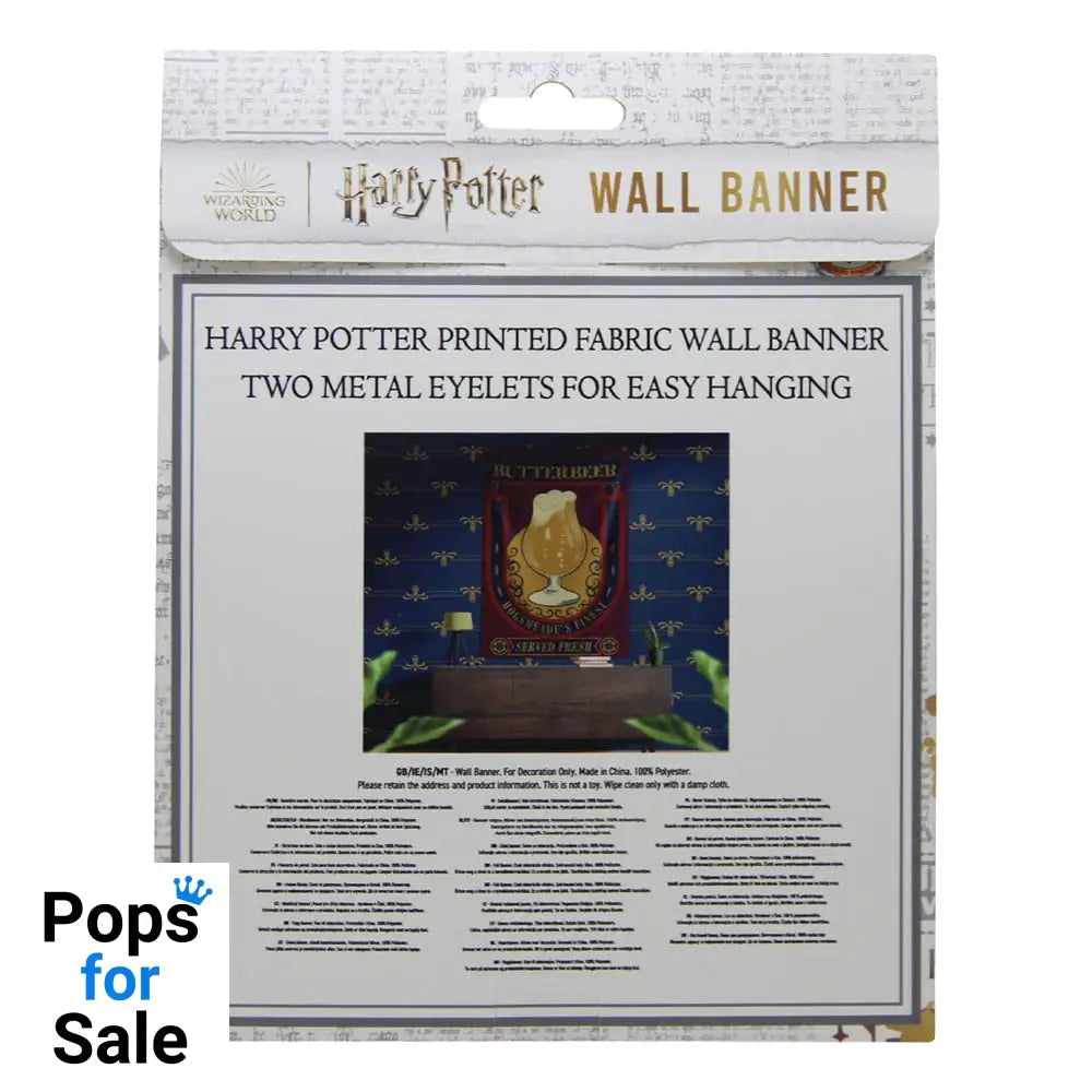 Harry Potter Wall Banner Butterbeer 125 x 85 cm