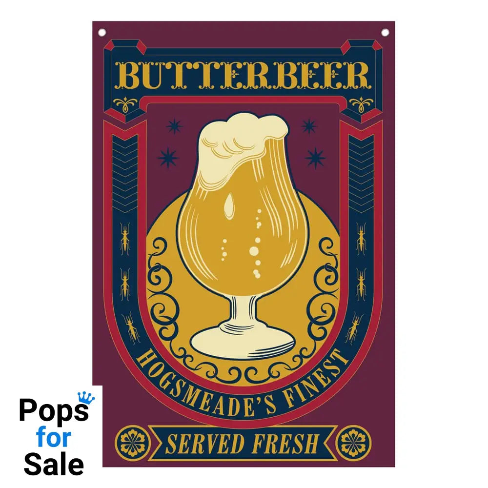 Harry Potter Wall Banner Butterbeer 125 x 85 cm Stationery