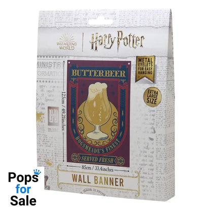Harry Potter Wall Banner Butterbeer 125 x 85 cm