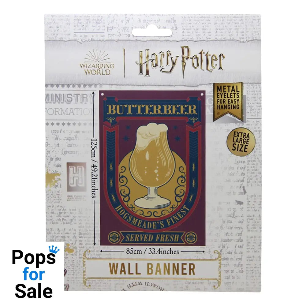 Harry Potter Wall Banner Butterbeer 125 x 85 cm