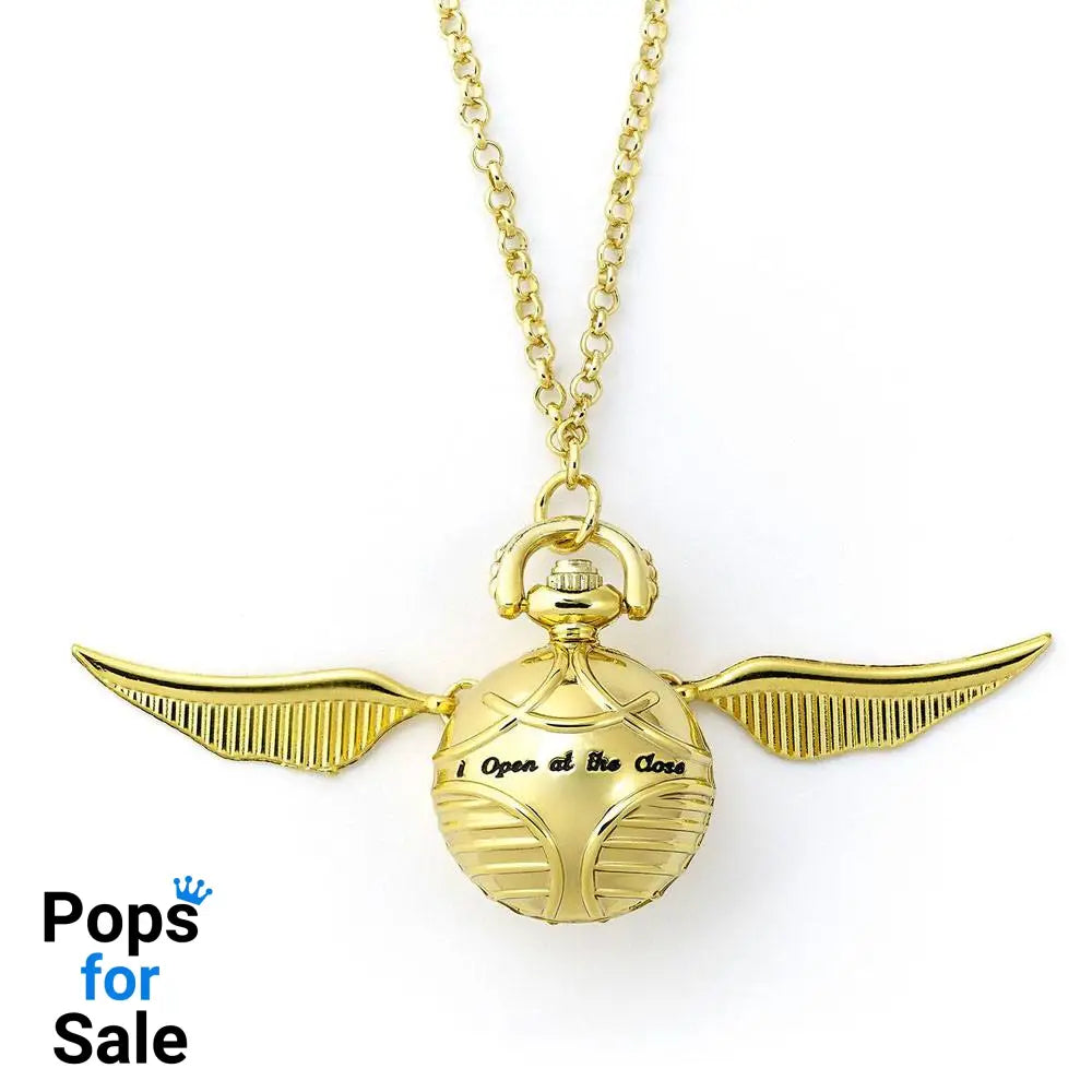 Harry Potter Watch Necklace Golden Snitch (gold plated)