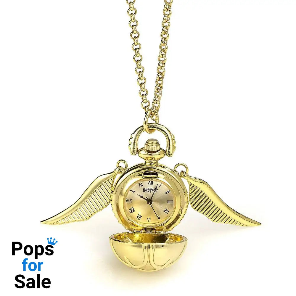 Harry Potter Watch Necklace Golden Snitch (gold plated)