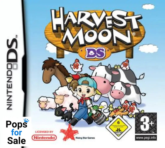 Harvest Moon for Nintendo DS/3DS - [No Manual]