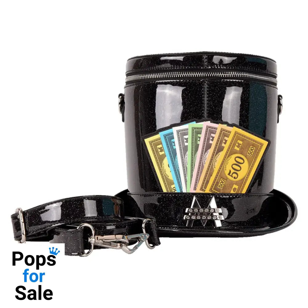 Hasbro by Loungefly Crossbody Monopoly Top Hat Bags