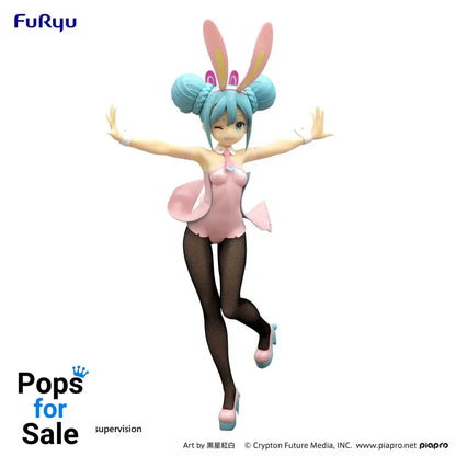 Hatsune Miku BiCute Bunnies PVC Statue Wink Pearl Pink Color Ver. 30 cm