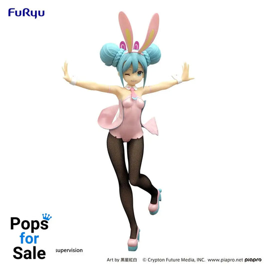 Hatsune Miku BiCute Bunnies PVC Statue Wink Pearl Pink Color Ver. 30 cm