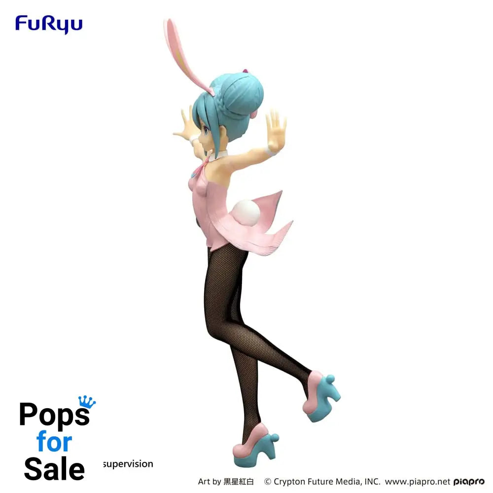 Hatsune Miku BiCute Bunnies PVC Statue Wink Pearl Pink Color Ver. 30 cm