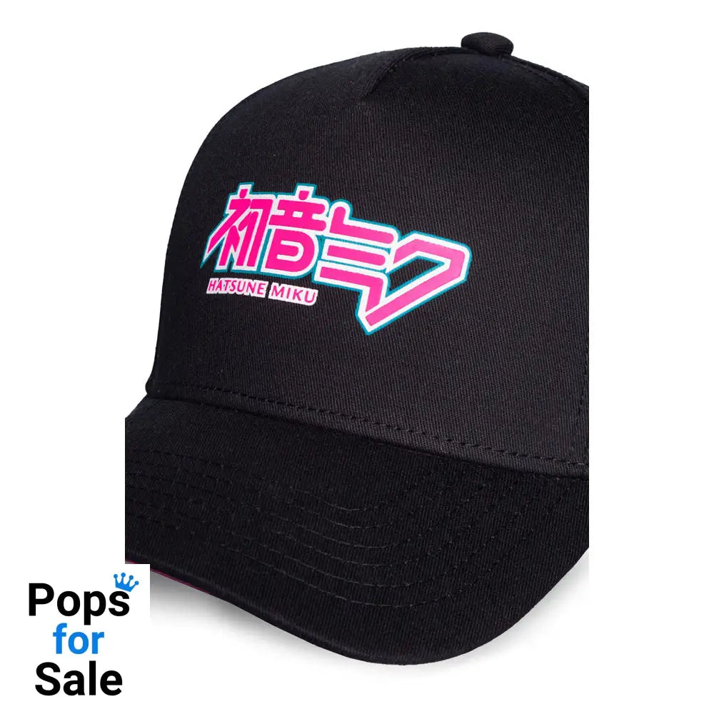 Hatsune Miku Curved Bill Cap Logo