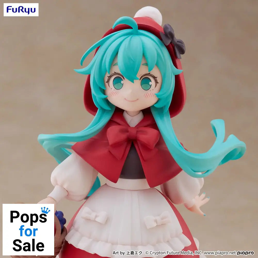 Hatsune Miku Desktop Fairy PVC Statue Hatsune Miku Little red riding hood Ver. 16 cm