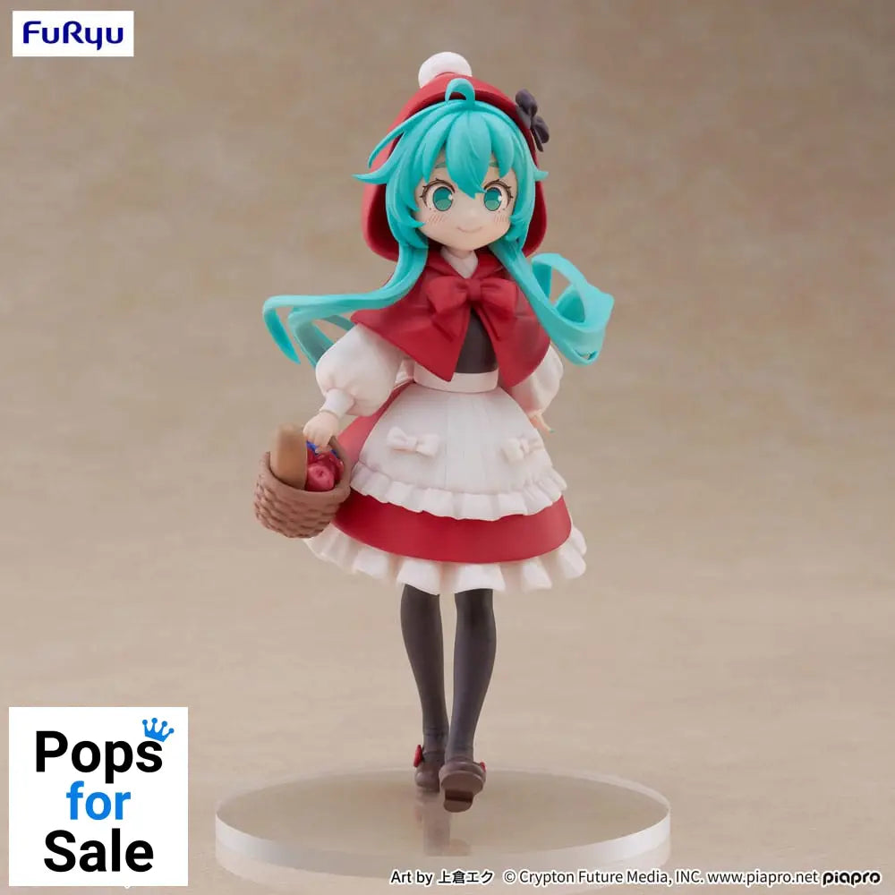 Hatsune Miku Desktop Fairy PVC Statue Hatsune Miku Little red riding hood Ver. 16 cm