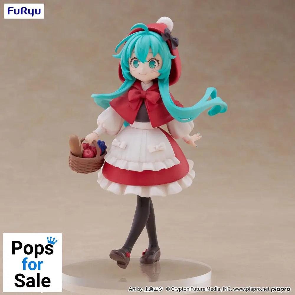 Hatsune Miku Desktop Fairy PVC Statue Hatsune Miku Little red riding hood Ver. 16 cm