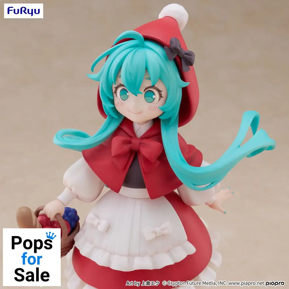 Hatsune Miku Desktop Fairy PVC Statue Hatsune Miku Little red riding hood Ver. 16 cm