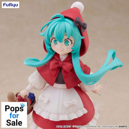 Hatsune Miku Desktop Fairy PVC Statue Hatsune Miku Little red riding hood Ver. 16 cm