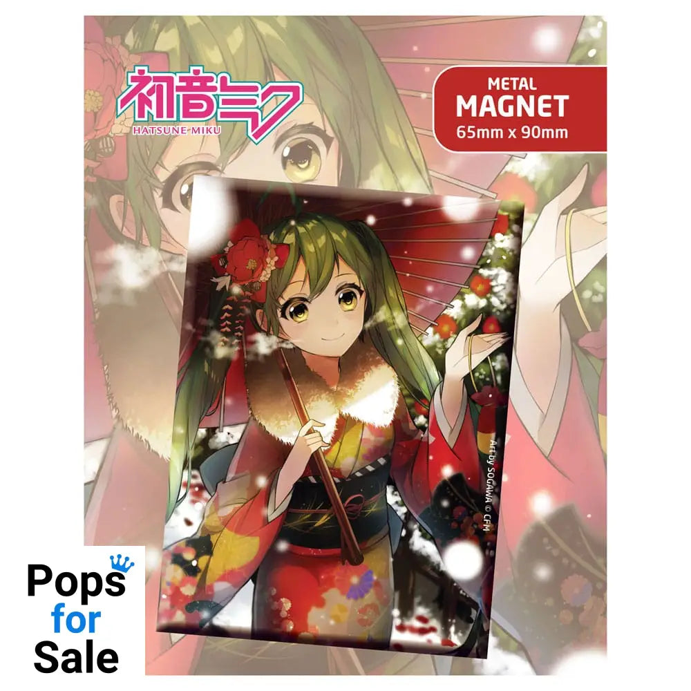 Hatsune Miku Fridge Magnet Hatsune Miku At Winter