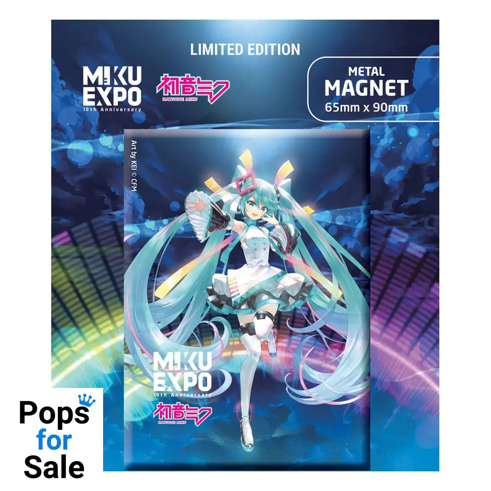 Hatsune Miku Fridge Magnet Miku Expo 10th Anniversary Art by Kei Ver. Limited Edition Magnets