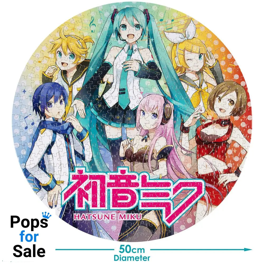 Hatsune Miku Jigsaw Puzzle Round 500 pieces