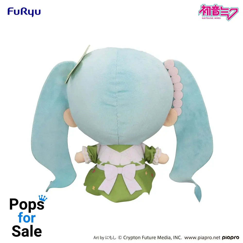 Hatsune Miku Kyurumaru Big Plush Figure Clover 26 cm