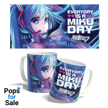 Hatsune Miku Mug Everyday is a Miku Day 325 ml Cups & Mugs