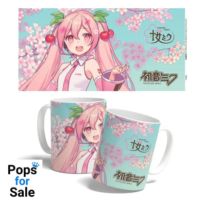 Hatsune Miku Mug Sakura Miku Cherry Blossom 325 ml Cups & Mugs