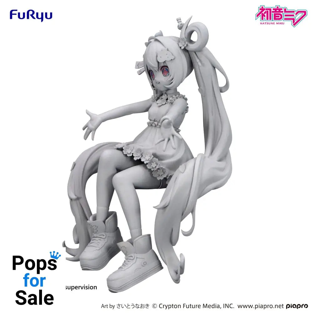 Hatsune Miku Noodle Stopper PVC Statue Hatsune Miku 10th Anniversary 14 cm