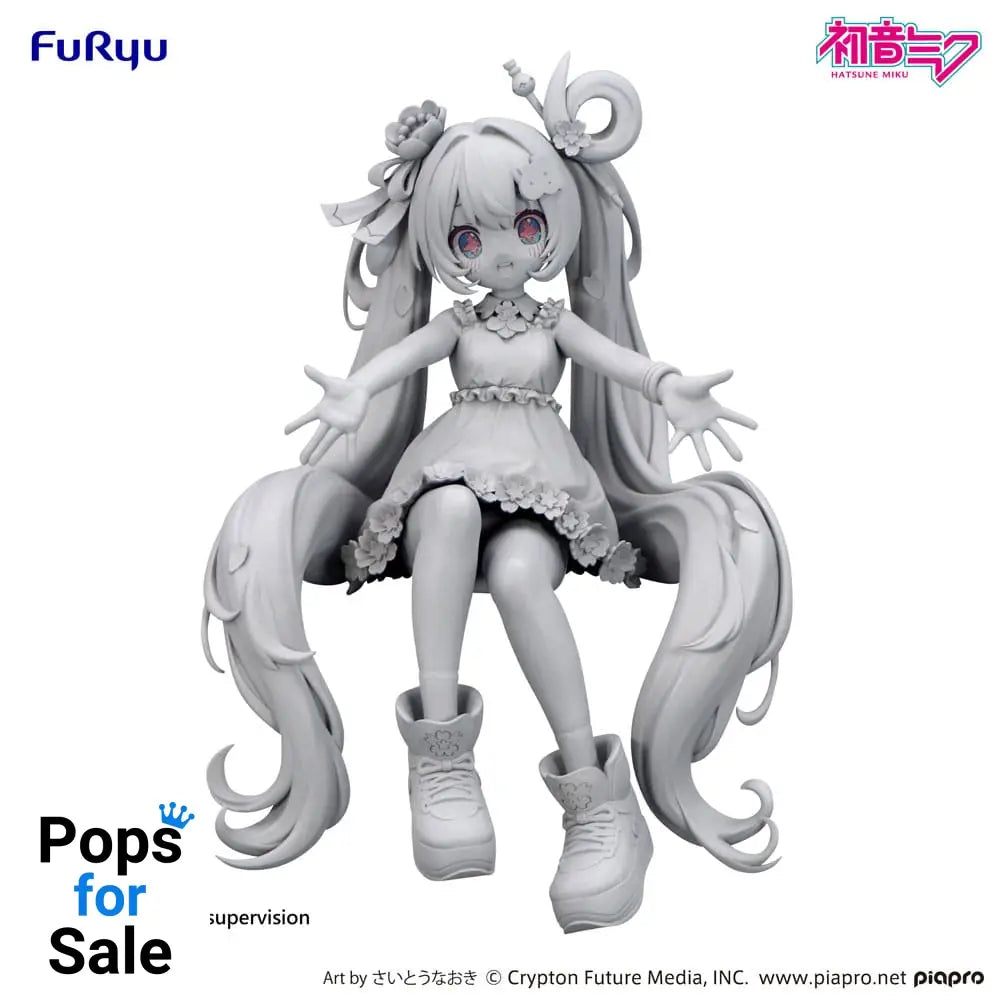 Hatsune Miku Noodle Stopper PVC Statue Hatsune Miku 10th Anniversary 14 cm