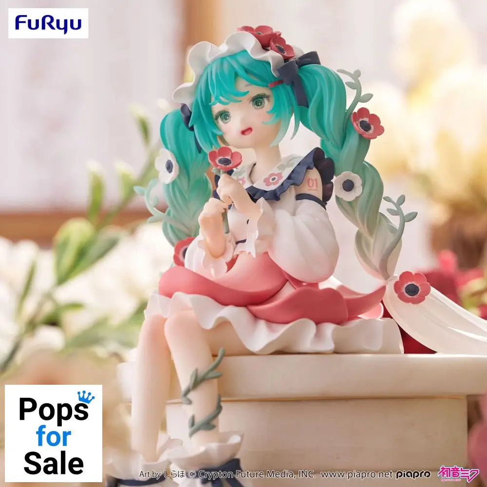 Hatsune Miku Noodle Stopper PVC Statue Hatsune Miku Flower Fairy Anemone 14 cm