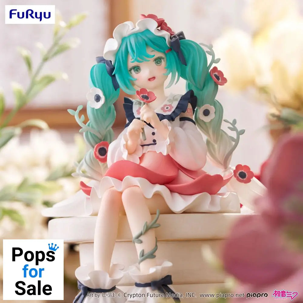 Hatsune Miku Noodle Stopper PVC Statue Hatsune Miku Flower Fairy Anemone 14 cm