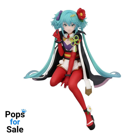 Hatsune Miku Noodle Stopper PVC Statue Flower Fairy Camellia 15 cm Statues