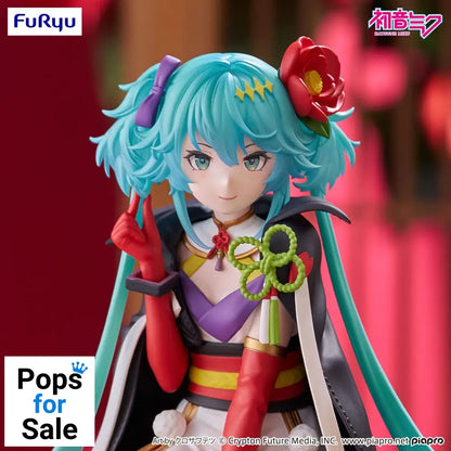 Hatsune Miku Noodle Stopper PVC Statue Flower Fairy Camellia 15 cm