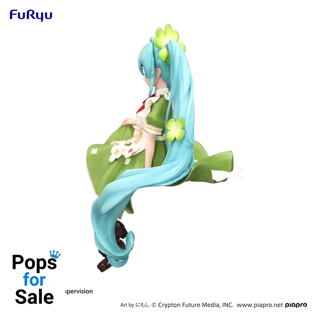 Hatsune Miku Noodle Stopper PVC Statue Flower Fairy Clover 15 cm