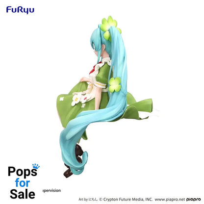 Hatsune Miku Noodle Stopper PVC Statue Flower Fairy Clover 15 cm