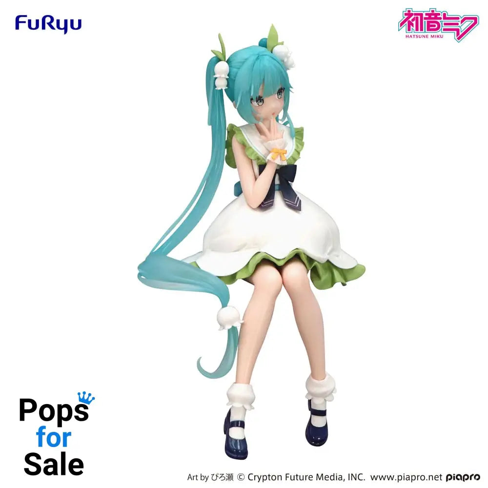 Hatsune Miku Noodle Stopper PVC Statue Flower Fairy Lily of the Valley 14 cm
