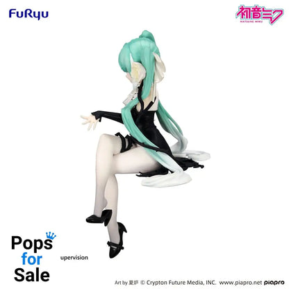 Hatsune Miku Noodle Stopper PVC Statue Flower Fairy White Rose 14 cm